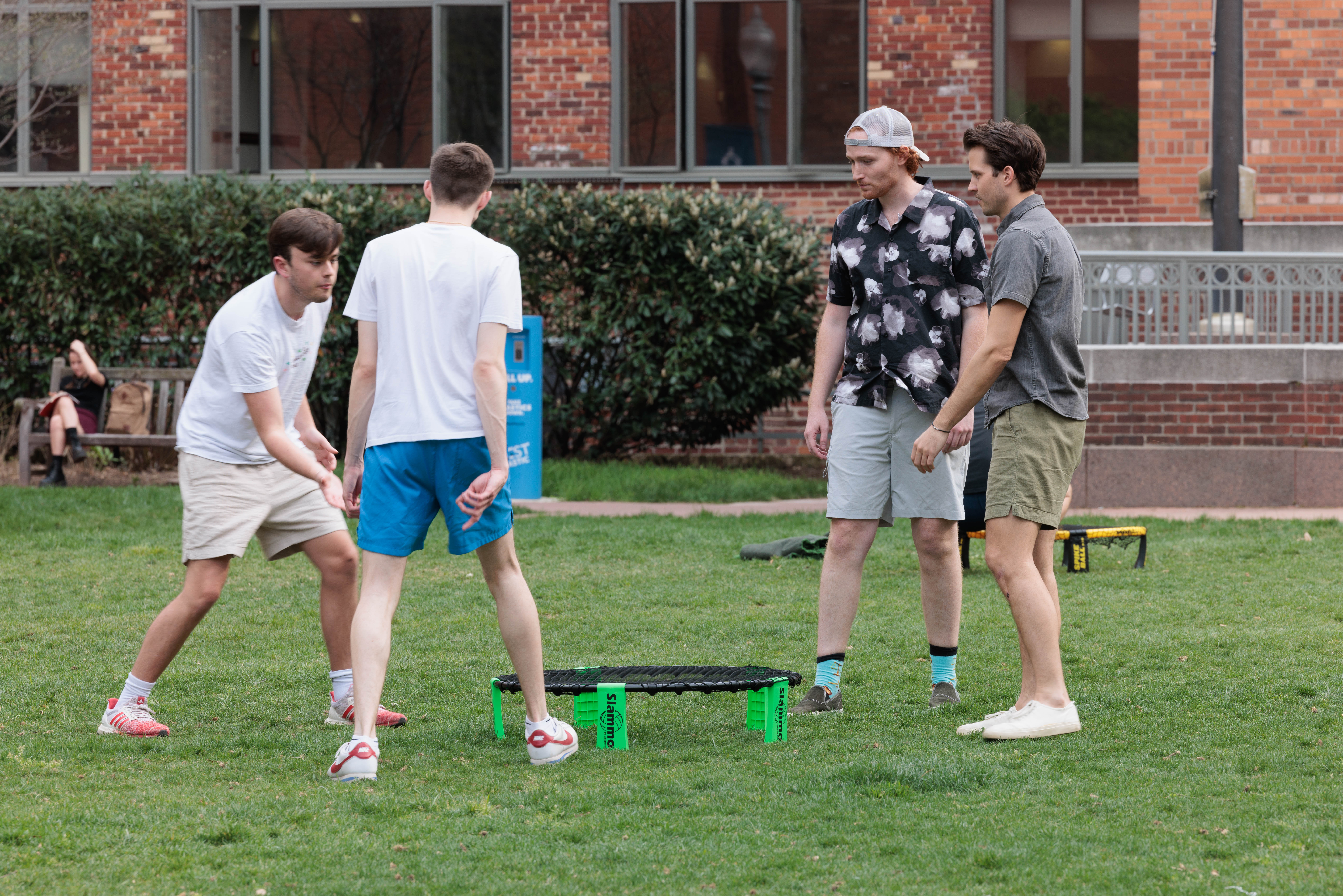 Students enjoying Music in the Yard