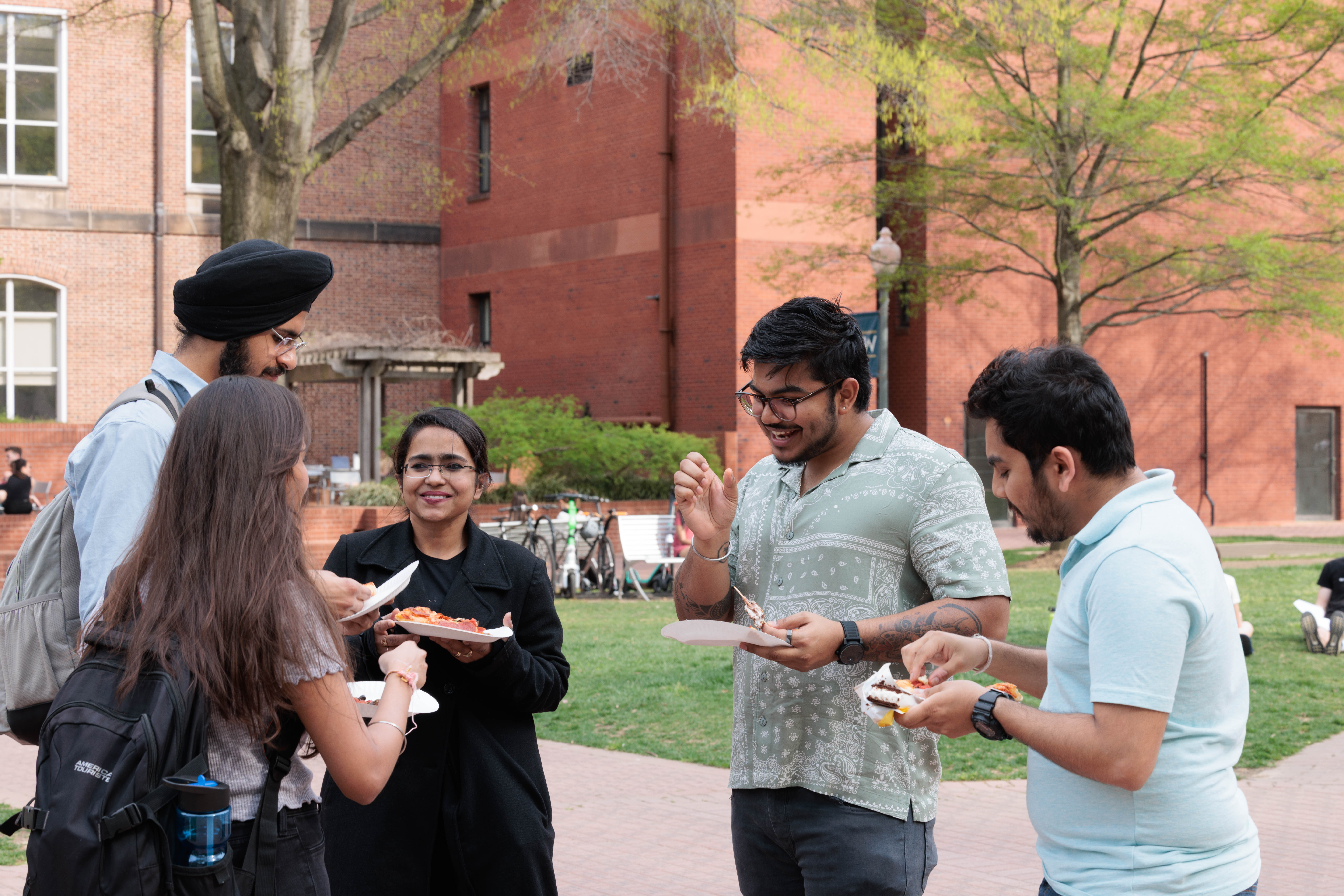 Students enjoying Music in the Yard