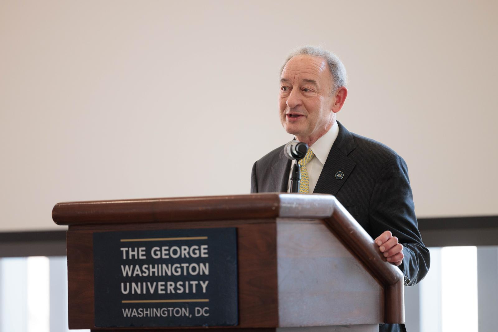 GW President Mark Wrighton